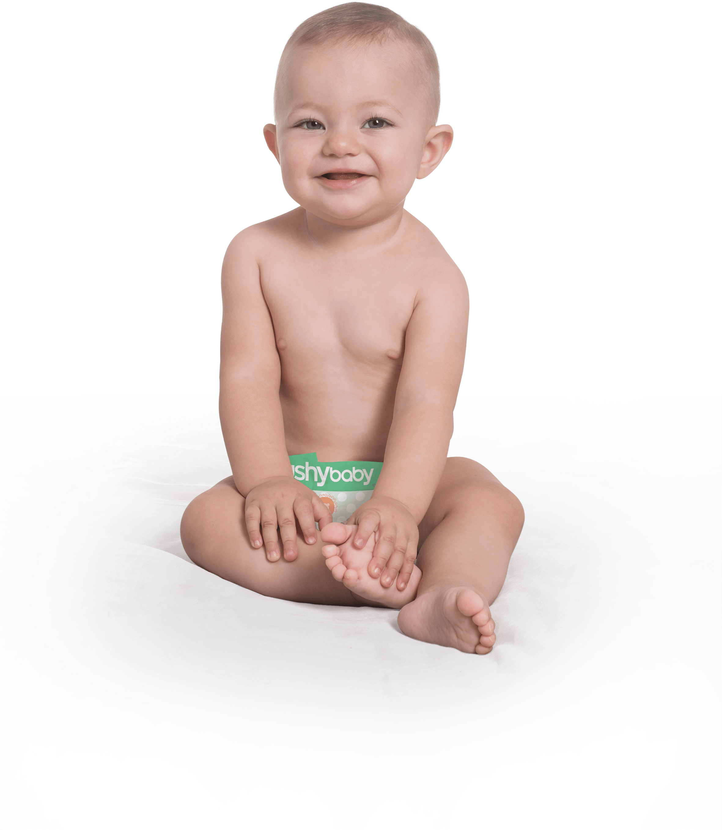 baby with diapers
